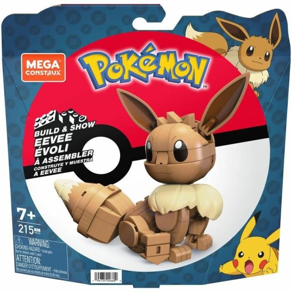 Сочлененная фигура Mega Construx  Eevee Medium + 7 Years 215 Предметы