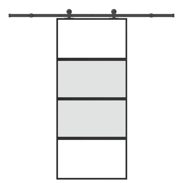 Sliding door with equipment set, 90x205cm