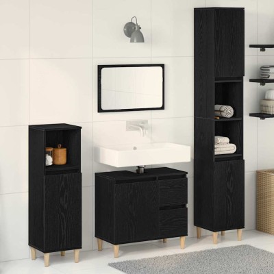 Bathroom furniture set with...