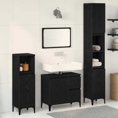 Bathroom furniture set with...