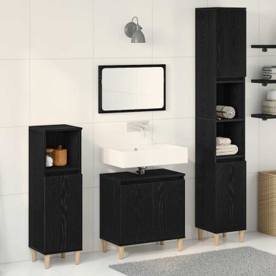Bathroom furniture set with...