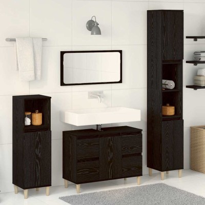 Bathroom furniture set with...