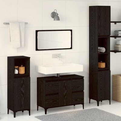 Bathroom furniture set with...
