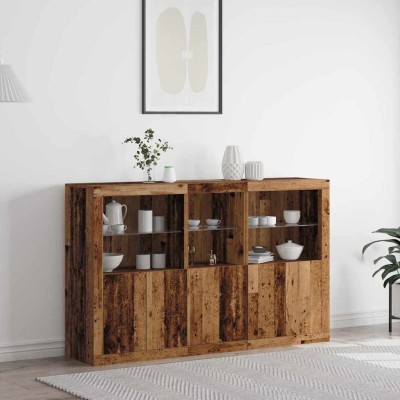 LED Sideboard Old wood 162...
