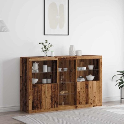 LED Sideboard Old wood 162...