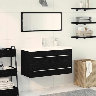 Bathroom sink cabinet with...