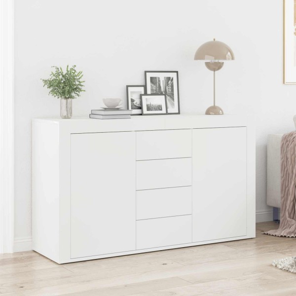 Cabal with drawer White 120 x 36 x 69 cm Treated wood