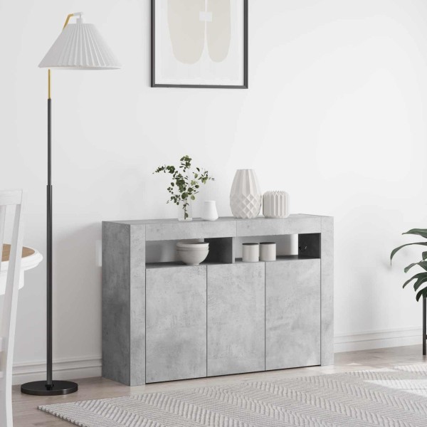 Cabal Concrete gray 116 x 30 x 75 cm Treated wood