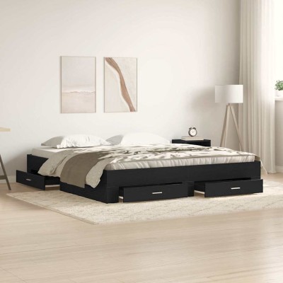 Bed frame Black oak 180 x...