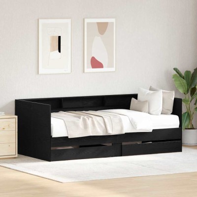 Day bed Black oak 75 x 190...