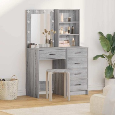Dressing table 2 pcs Gray...