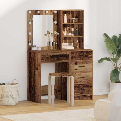 Dressing table 2 pcs Brown...