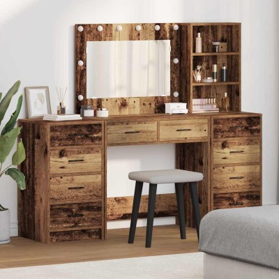 Dressing table 3 pcs Brown...