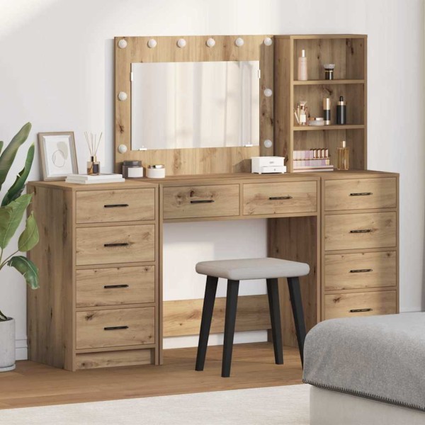 Dressing table 3 pcs Artisan oak Treated wood