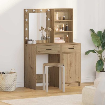 Dressing table set with LED...