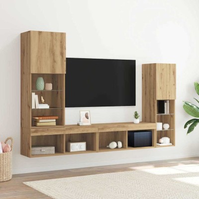 TV cabinet 4 pcs artisan...