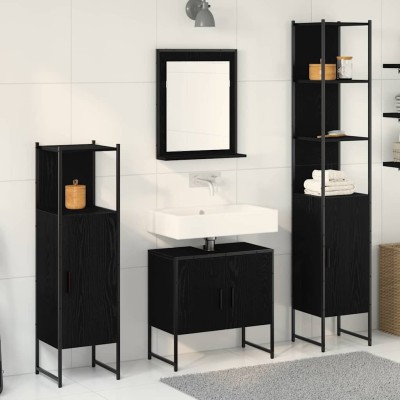 Bathroom furniture set with...