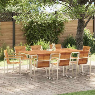 Garden dining set 9 pcs...
