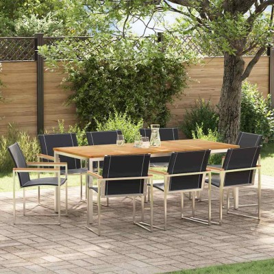Garden dining set 9 pcs...