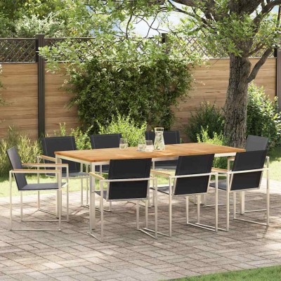 Garden dining set 9 pcs...