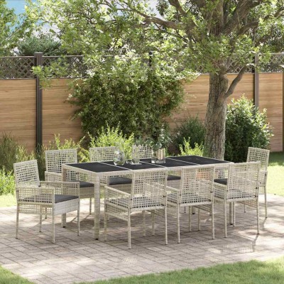 Garden dining set 9 pcs...