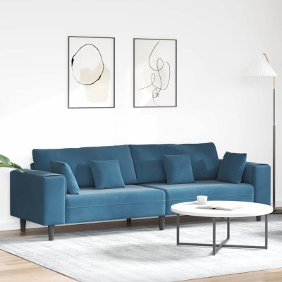 Sofa Blue 250 x 77 x 76 cm...
