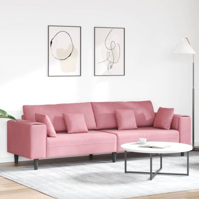 Sofa Pink 250 x 77 x 76 cm...