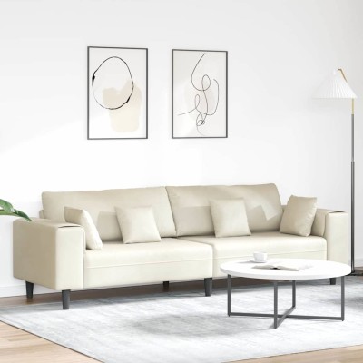 Sofa Cream 250 x 77 x 76 cm...