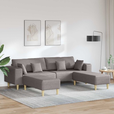 Sofa su pagalve 3 pcs Taupe...