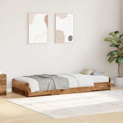 Bed frame Ancient wood 98.5...