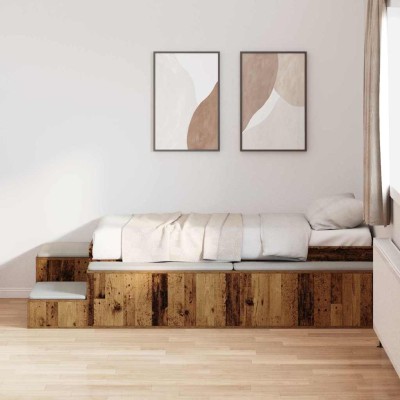 Bed with storage space Old...