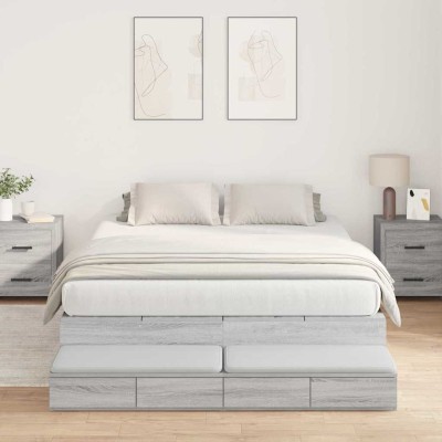 Bed with storage space with...
