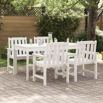 Garden Chair 4 pcs White...