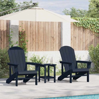 Garden Chair 3 pcs Dark...