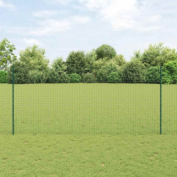 Fence with posts Green