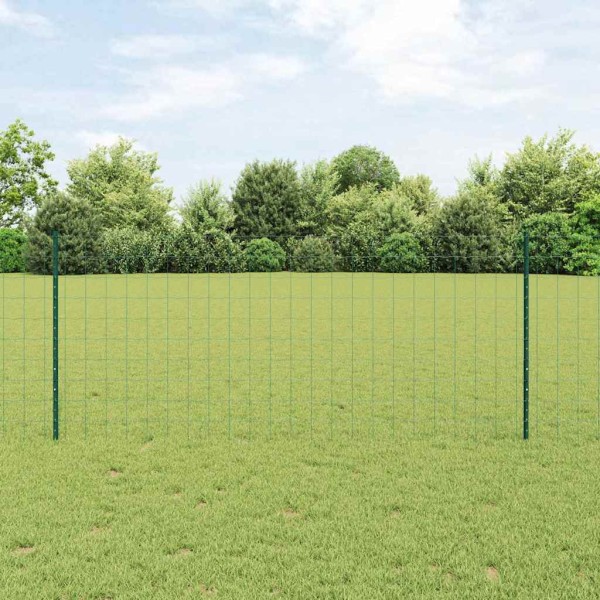 Fence with posts Green