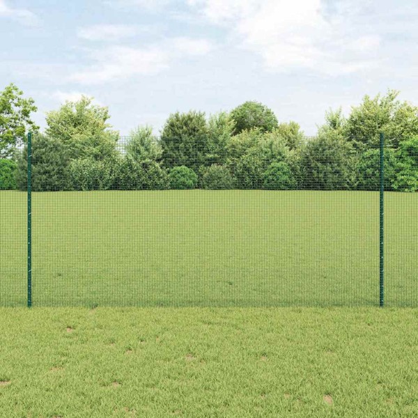 Fence with posts Green