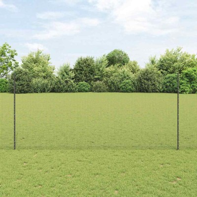 Fence with poles Gray