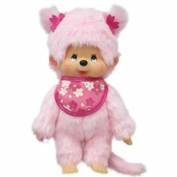 Pūkaina Rotaļlieta Bandai MONCHHICHI Pinky Rozā (1 Daudzums)