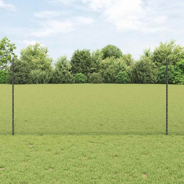 Fence with poles Gray