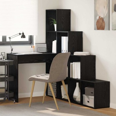Corner desk with shelf and...