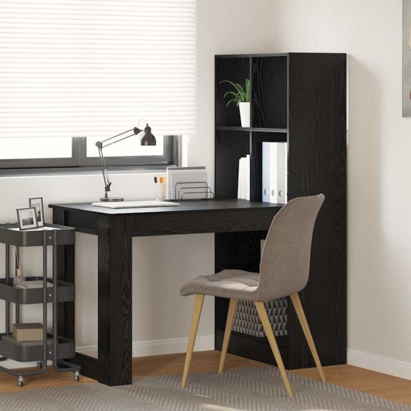 Table Black oak 122 x 67 x 145 cm Treated wood
