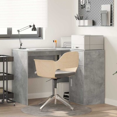 Corner desk Concrete gray...