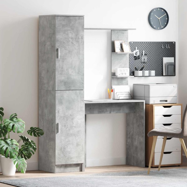 Table 2 pcs Concrete gray