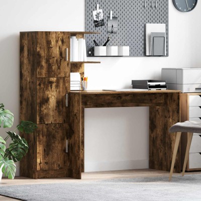 Table 2 pcs Smoked oak