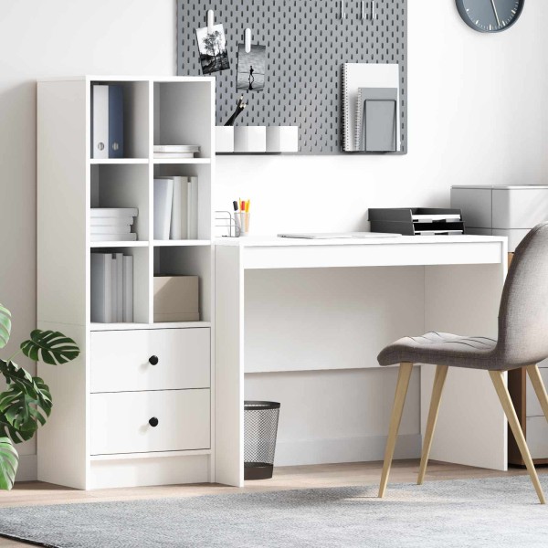 Table with drawers 2 pcs White