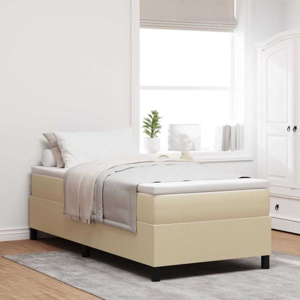 Patio bed Light gray and white. 100 x 200 cm