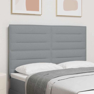 Headboard Light gray fabric...