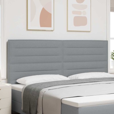 Headboard Light gray fabric...