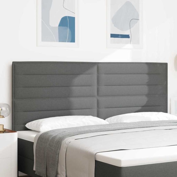 Headboard Dark gray fabric 200 cm